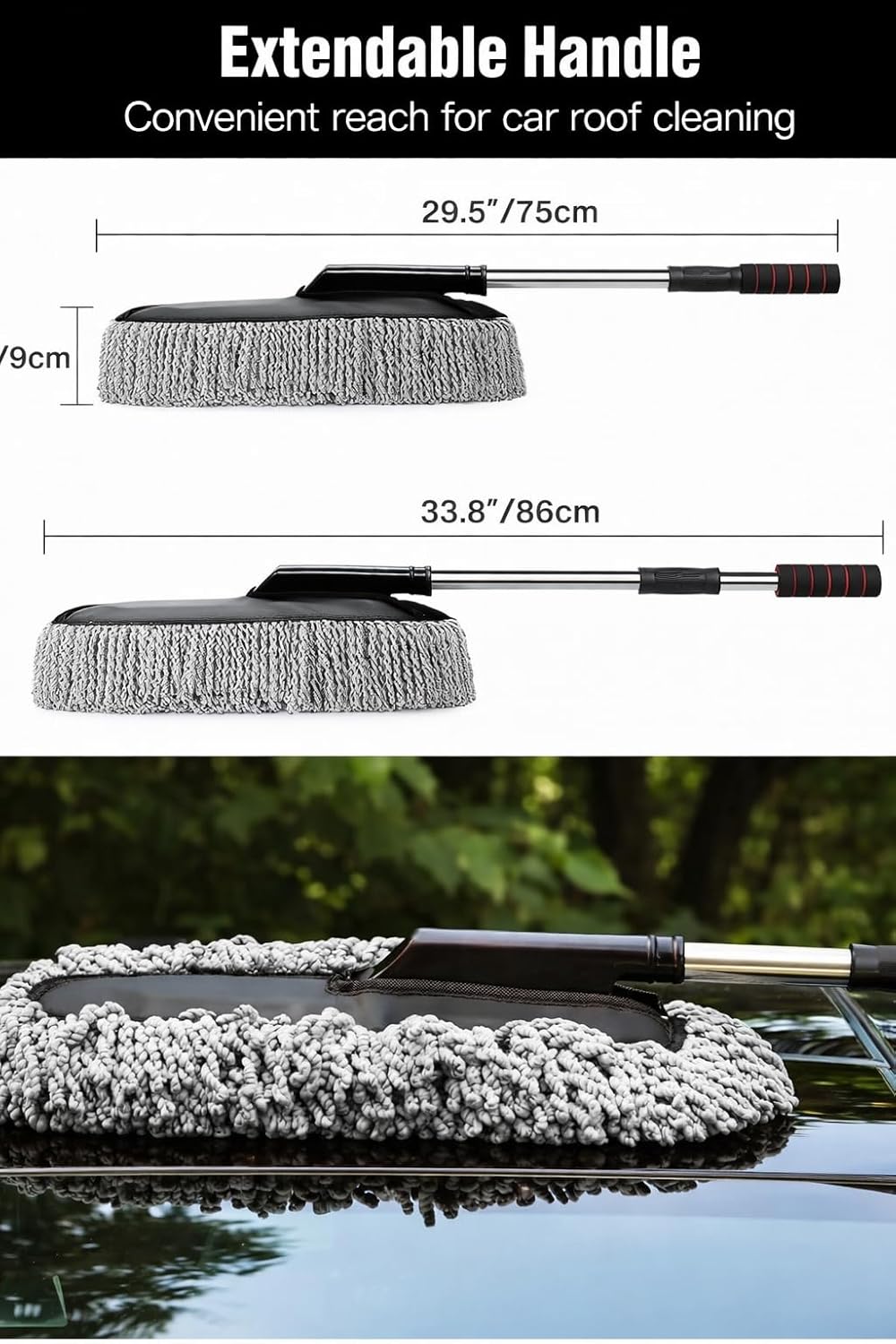 Microfiber Flexible Duster for Car