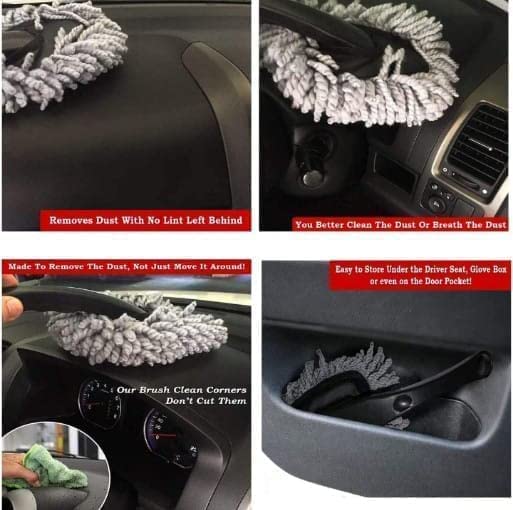 Multipurpose Mini Microfiber Duster Interior and Exterior Cleaning