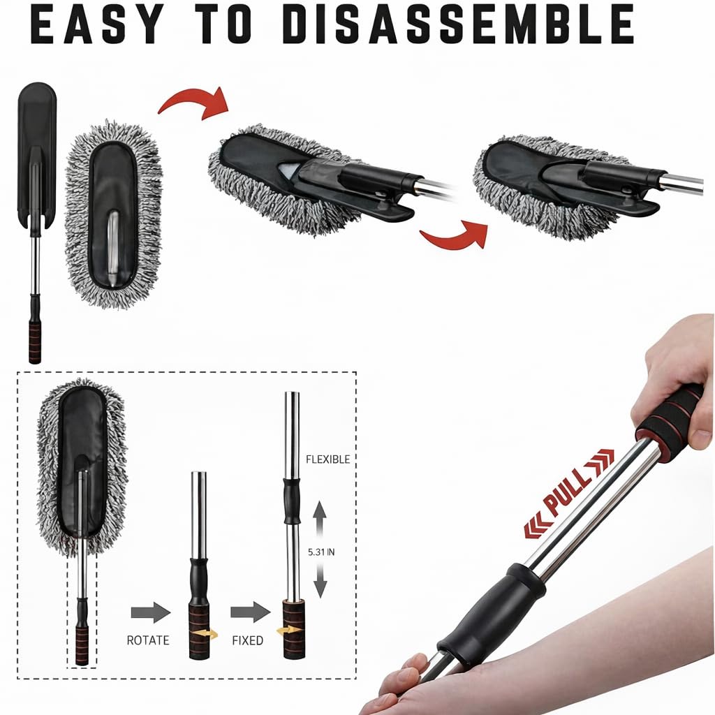 Microfiber Flexible Duster for Car