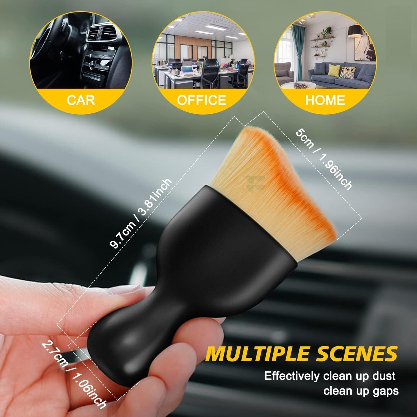 Car Interior Cleaner Brush For Multipurpose