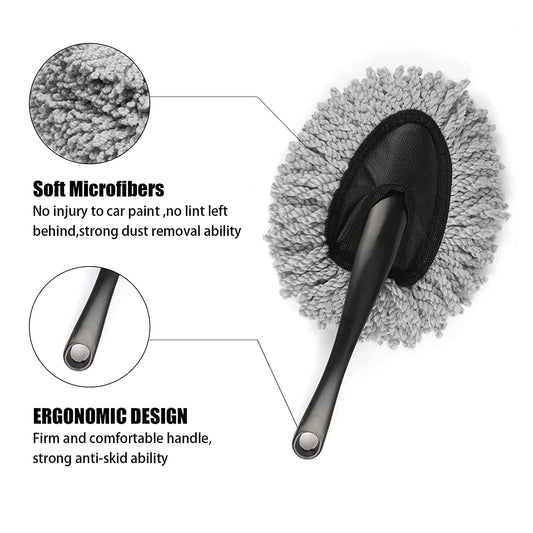 Multipurpose Mini Microfiber Duster Interior and Exterior Cleaning