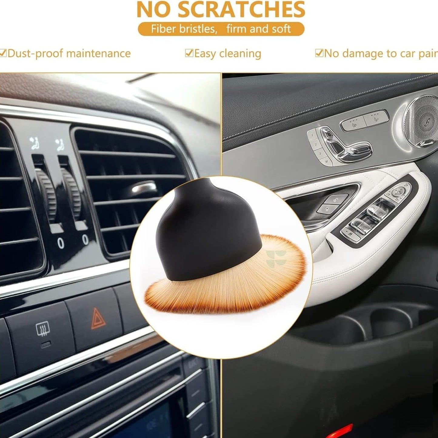 Car Interior Cleaner Brush For Multipurpose