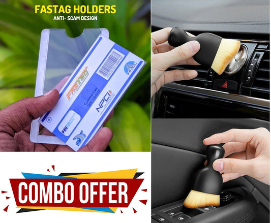 Fast TAG Holder + Cleaning Brush Combo