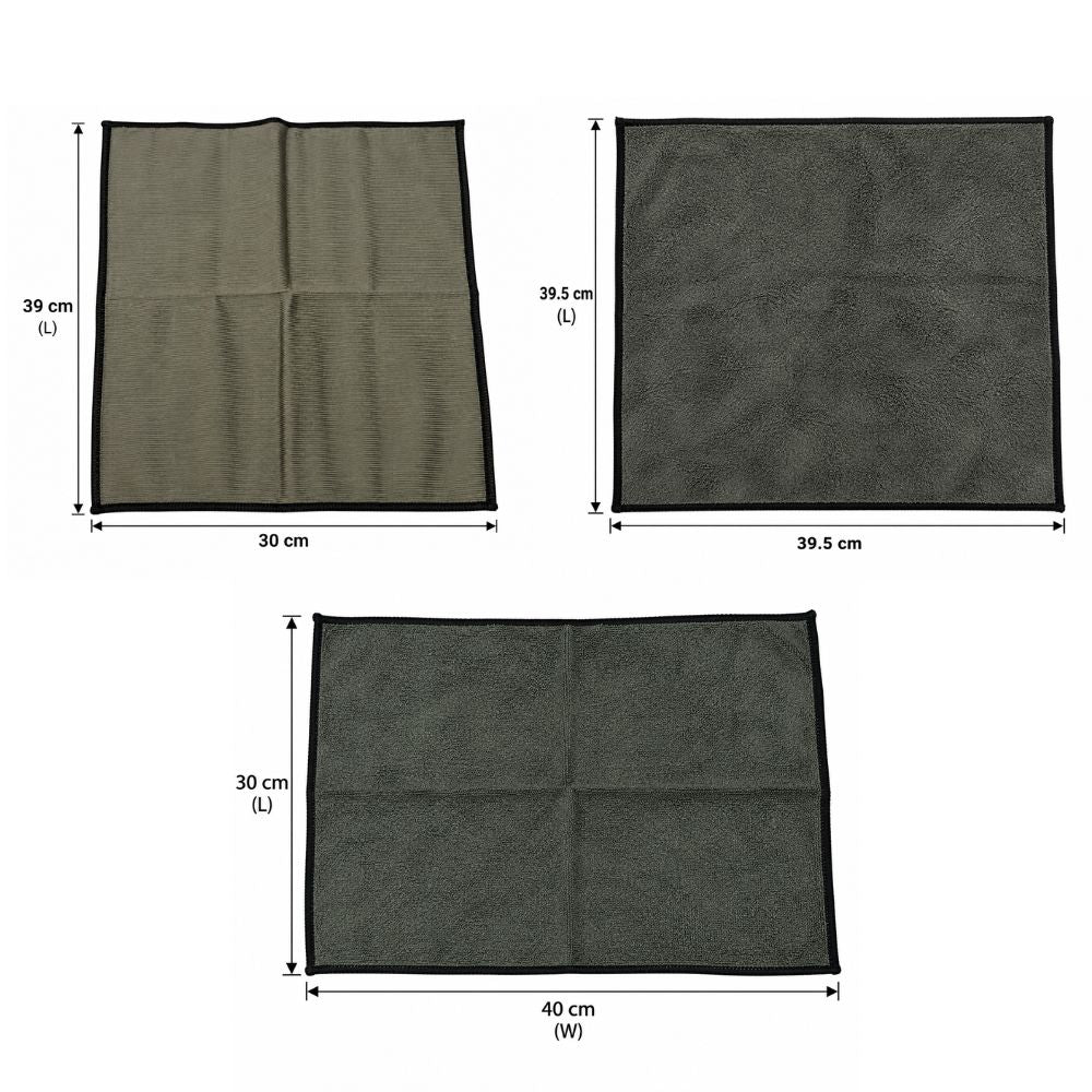 Multi-Purpose Microfiber Cleaning Cloth Kit