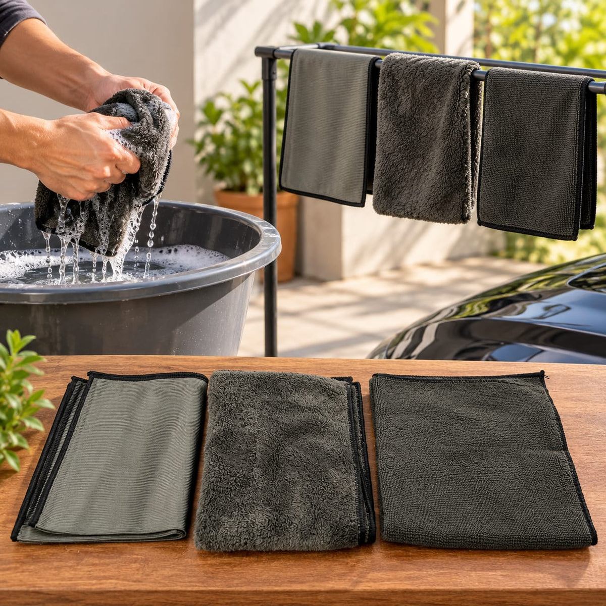 Multi-Purpose Microfiber Cleaning Cloth Kit