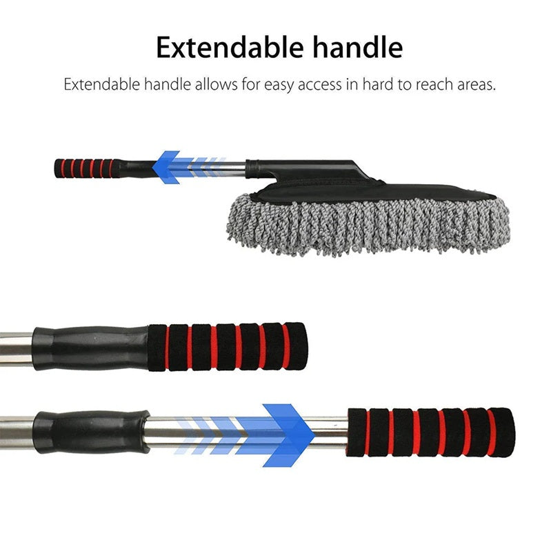 Buy Microfiber Car Cleaning Brush and get 10 windshield glass washing tablet free